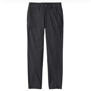 L.L. Bean Mountainside Slim-Leg Ankle Pants Sz 12 Black Stretch Hiking Trail